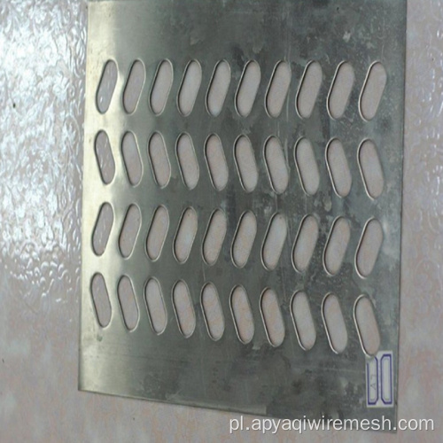 Perforowany metalowy kształt okręgu kształt otworu Perforowana siatka